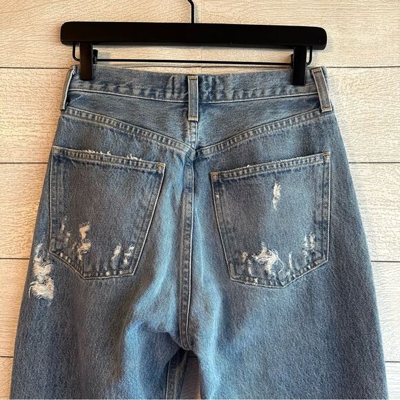 AGOLDE 90's Mid Rise Loose Fit Jeans in Fall Out Size 24 - Picture 11 of 12